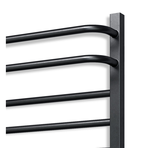 Рушникосушарка водяна нержавіюча Грандіс 500х1200, чорний муар