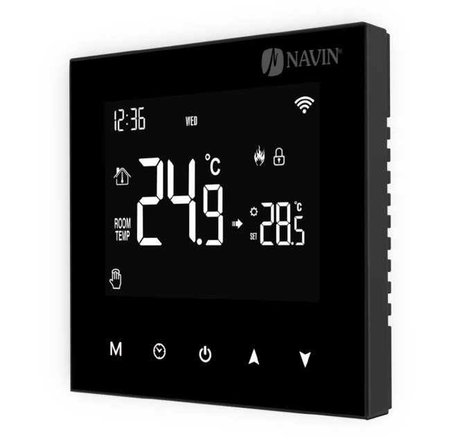 Терморегулятор для котла опалення NAVIN WT100 B-3А з Wi-Fi