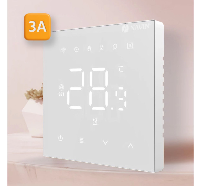 Терморегулятор для котла опалення NAVIN WT410 W-3А з Wi-Fi
