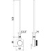 ТЕН для рушникосушарки NAVIN Accorto 300W чорний з WIFI