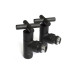Кран кутовий для рушникосушки Raftec Premium 1/2х1/2, чорний муар, 2шт.