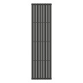 Вертикальний радіатор Ellipse 480х1800-8, anticor, чорний муар
