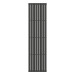 Вертикальний радіатор Ellipse 480х1800-8, anticor, чорний муар