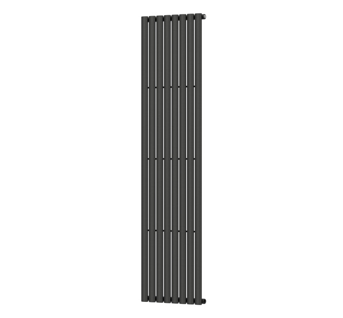 Вертикальний радіатор Ellipse 480х1800-8, anticor, чорний муар