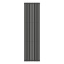 Вертикальний радіатор Ellipse Double 480х1800-8, anticor, чорний муар
