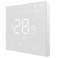 Терморегулятор для теплої підлоги WT410 W-16A з Wi-Fi, білий з зовнішнім датчиком температури