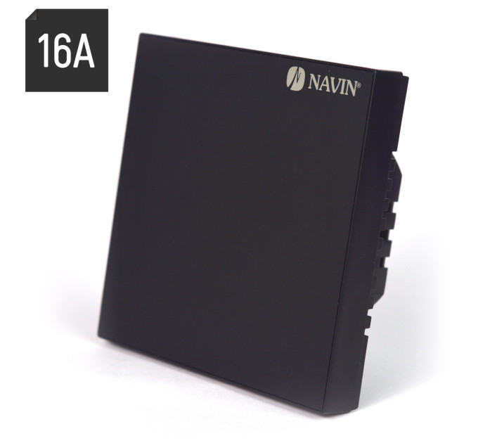 Терморегулятор для теплої підлоги WT410 B-16A з Wi-Fi, чорний з зовнішнім датчиком температури