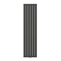 Вертикальний радіатор NAVIN Largo Double 456x1800-6 (50мм), anticor, чорний муар