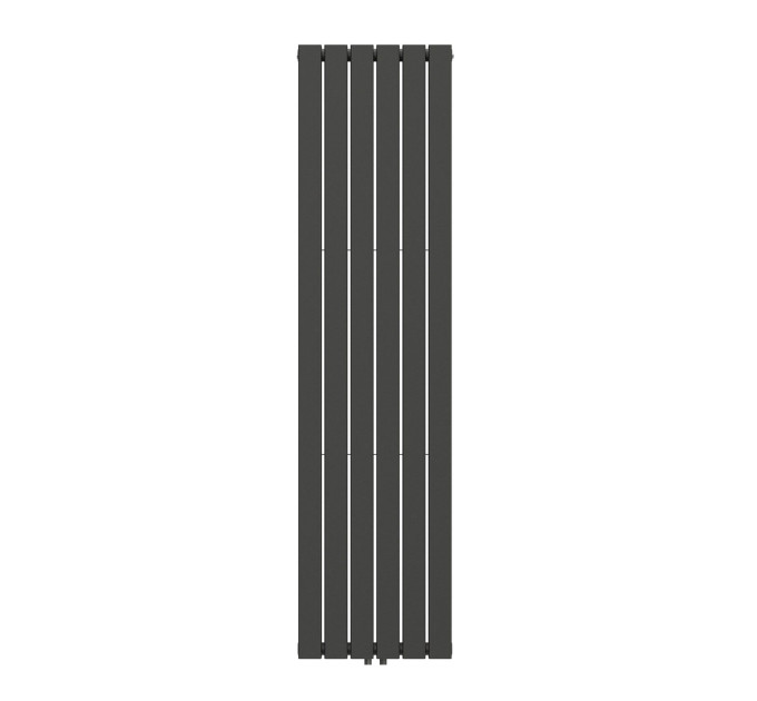 Вертикальний радіатор NAVIN Largo Double 456x1800-6 (50мм), anticor, чорний муар