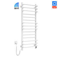 Рушникосушка електрична Navin Грандіс 480х1200 Sensor з Wi-Fi, ліва з таймером, біла