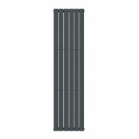 Вертикальний радіатор Largo Double 456х1800-6, anticor, антрацит