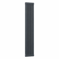 Вертикальний радіатор Calidum 2-8 380х1800, anticor, антрацит
