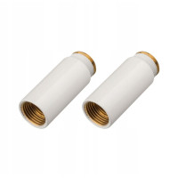 Комплект подовжувачів NAVIN M22×1,5 × 1/2", 50 мм, білий, 2 шт