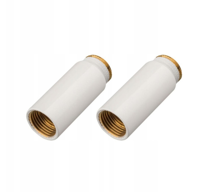 Комплект подовжувачів NAVIN M22×1,5 × 1/2", 50 мм, білий, 2 шт