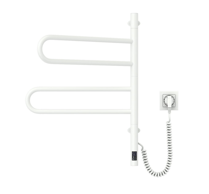 Рушникосушарка Fouette 480х600 Sensor з таймером, біла 12-112033-4860