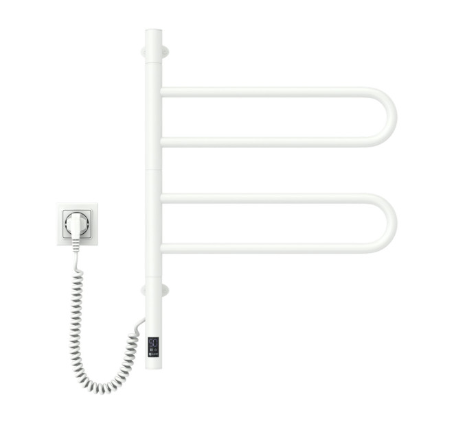 Рушникосушарка Fouette 480х600 Sensor з таймером, біла 12-112033-4860