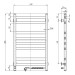 Рушникосушарка Авангард 480х800 Sensor правобічна з таймером 10-028053-4880