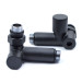 Кран кутовий під ТЕН 1/2"х1/2" (чорного кольору)  2шт.